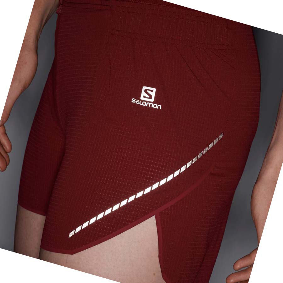 Bermudas Salomon SENSE AERO 5'' Mujer Rojos | MX 2337FDN